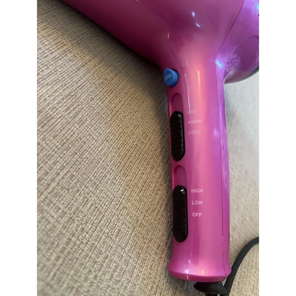 Conair Cord-Keeper 1875 Hair Dryer Model 209TPN Retractable Cord 3 Heat 2 Speed - Picture 3 of 5